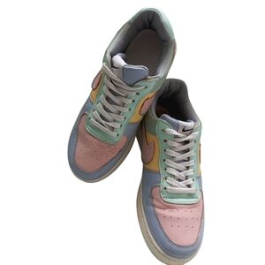 Nike Women’s Air Force Blue/pink Sneakers Size 38 EU